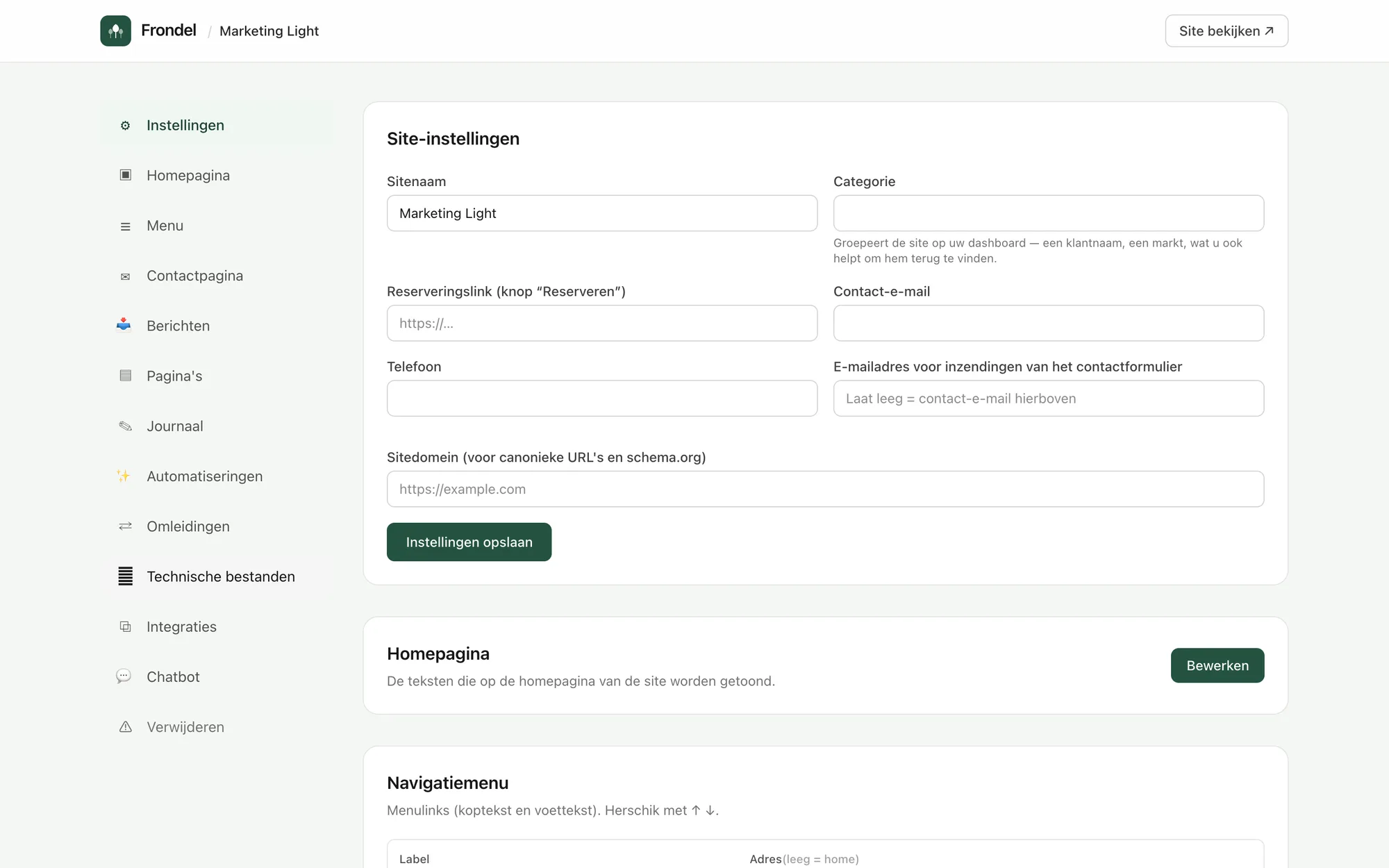 Demonstratievideo van Frondel